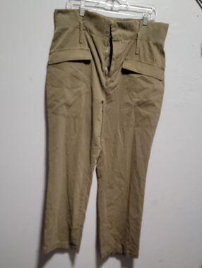 Avec Les Filles Olive-Tan Cargo Pants for Men